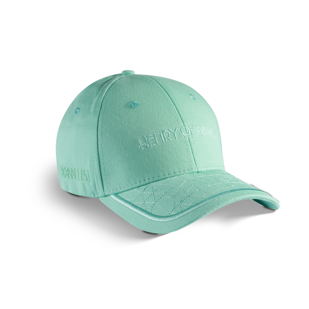 Casquette verte Le Statement Henry of Paris
