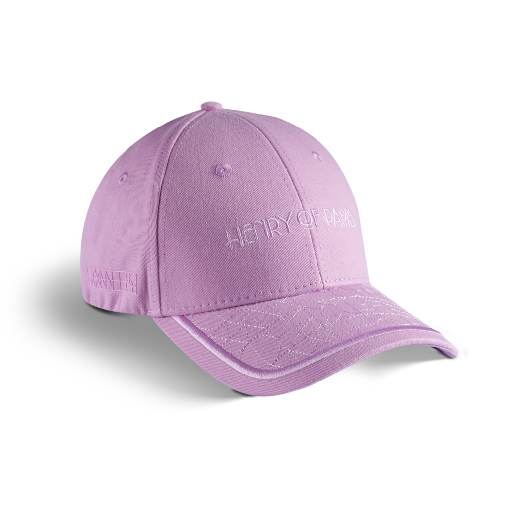 Casquette violette Le Statement Henry of Paris